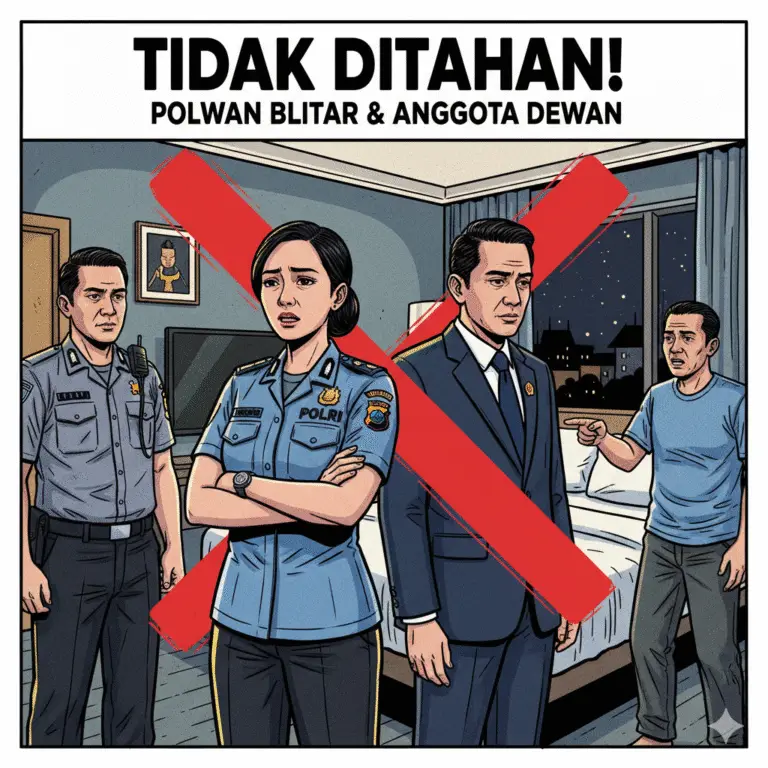 Status Tersangka, Polwan Blitar yang Diduga Selingkuh dengan Anggota Dewan Tak Ditahan