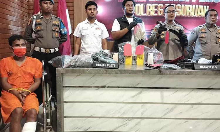 Tuding Warga “Cepu” dan Teror Rumah Pakai Bondet, DPO Curanmor di Pasrepan Ditembak Polisi