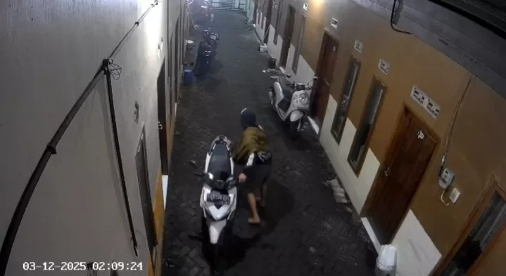Apes! Ditinggal Tidur Tanpa Kunci Setir, Motor Pelajar Magang di Purwosari Raib Digondol Maling